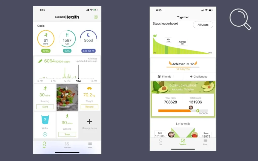 تطبيق Samsung Health: دليلك الشامل للصحة واللياقة على الأندرويد والآيفون