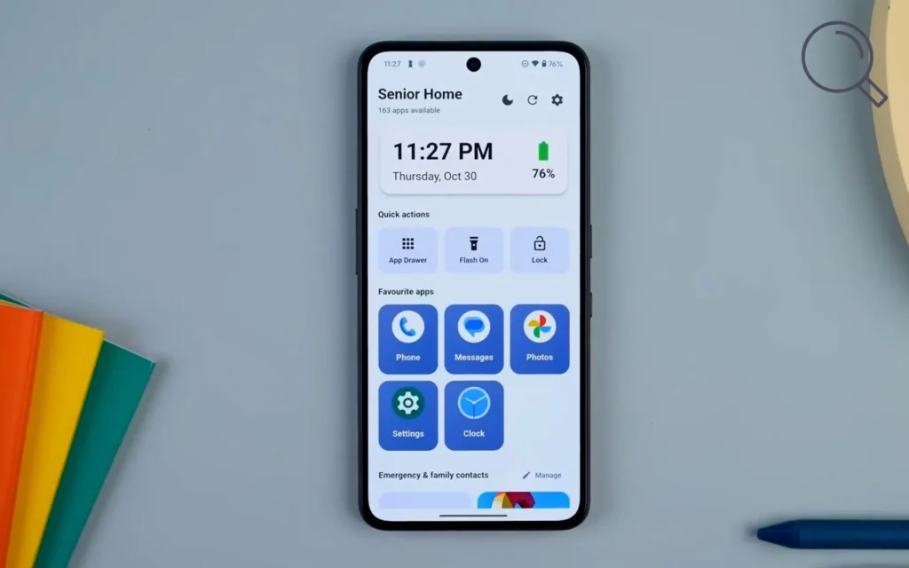 شرح تطبيق Senior Home للأندرويد – واجهة مبسّطة وسهلة الاستخدام لكبار السن