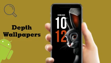 شرح تطبيق Depth Wallpapers & Live Clock – خلفيات عميقة مع ساعة حية للأندرويد