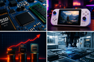 Global Semiconductor Crisis Worsens: Gaming Devices Halted as RAM, SSD, and CPU Prices Surge