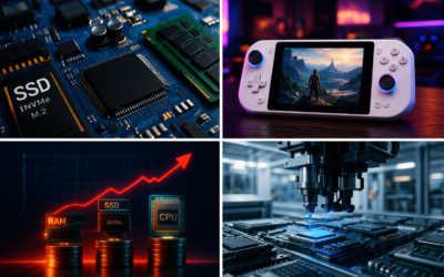أزمة أشباه الموصلات تضرب السوق: توقف إنتاج أجهزة ألعاب وارتفاع أسعار RAM وSSD والمعالجات