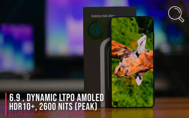 شاشة Samsung Galaxy S26 Ultra