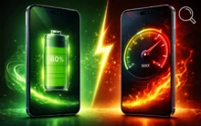 الفرق بين وضع توفير الطاقة والأداء العالي